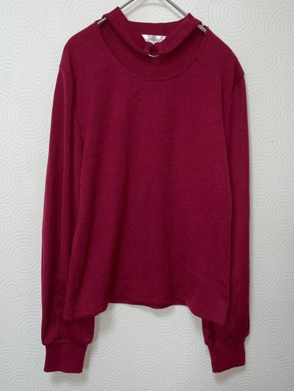 Beaunie Burgundy Top Cut and Sew M Casual
